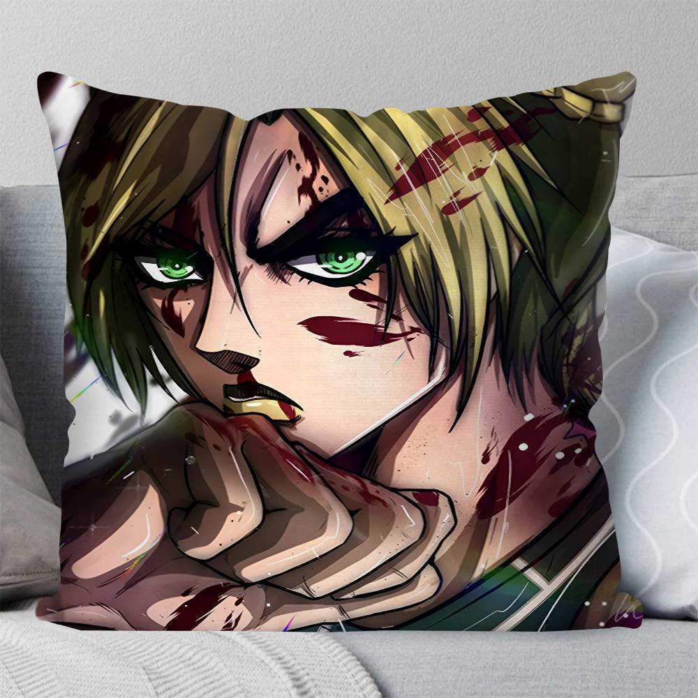 Anime JOJO Bizarre Adventure Pillow Case Square Pillow Bedroom Sofa Leisure Comfort Cushion Car Living Room Home Decoration