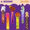 JOYIN 72 Pcs Halloween Assorted Stationery Set, 24 Packs Halloween Theme Pencils, Rulers and Notepads Party Favor Set for Kids Classroom Gift Prizes,