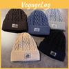 Acrylic Knit Hat For Men Winter Warmth Windproof Ears Protection Casual Style