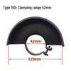 Angle Grinder Dust Guard & Accessory Set: 100/125 Guard, Handle, Polisher, Pressure Plate, Wrench