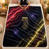 Manta de Flanela Juventus FC Manta Quente Macia para Uso Interno no Sofá Cama Sala de Estar