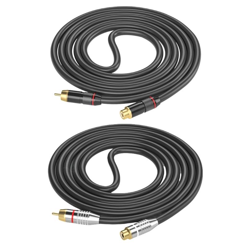 High Fidelitys Sound Extension Cable Sound Extension Cord Durability for Subwoofers, Amplifiers, HiFi Systems Wire