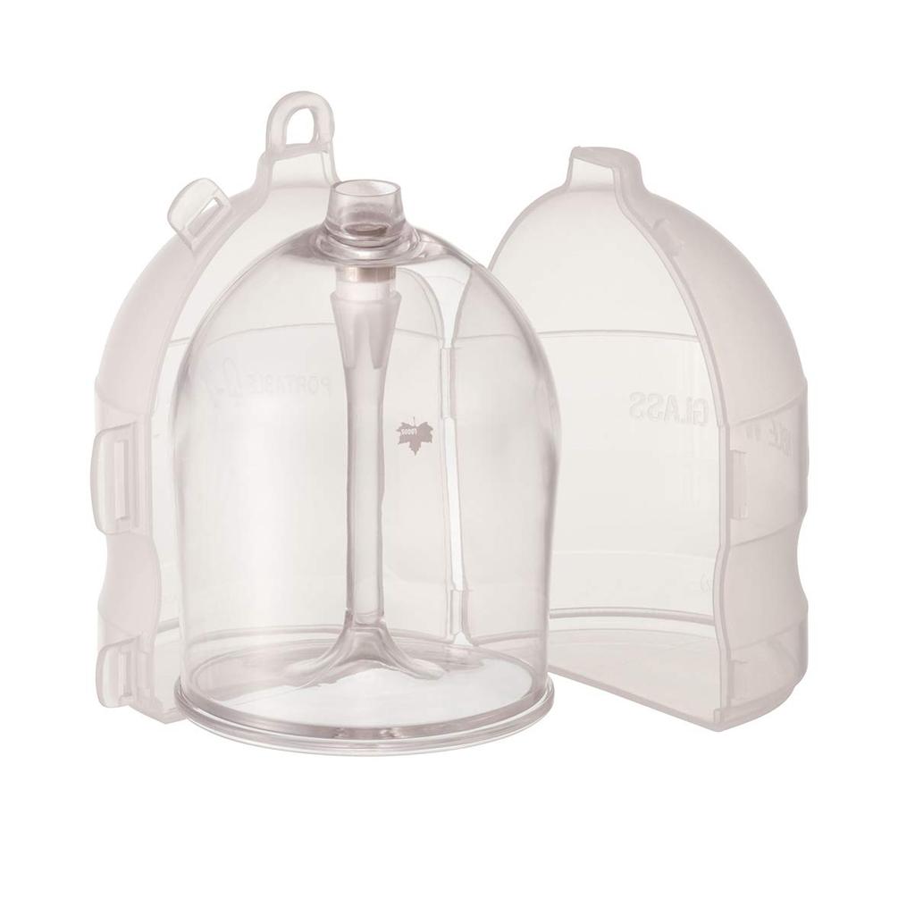 LOGOS Unzerbrechliches Weinglas mit Tragetasche, 81285180, Klar