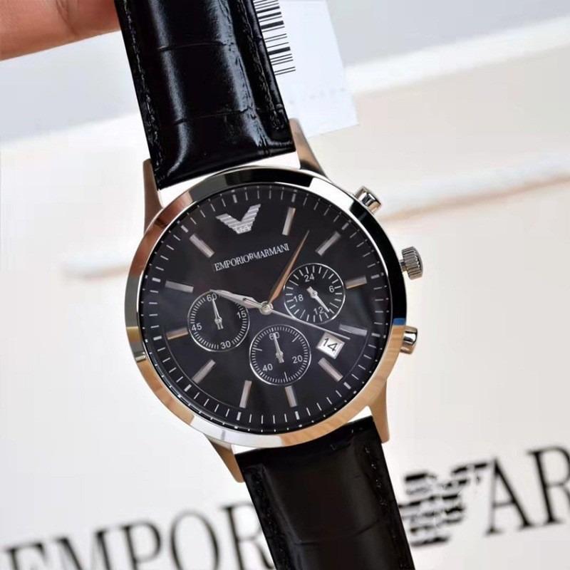 Arma pointer three-eye multi-functional business quartz watch fine steel belt quartz watch men