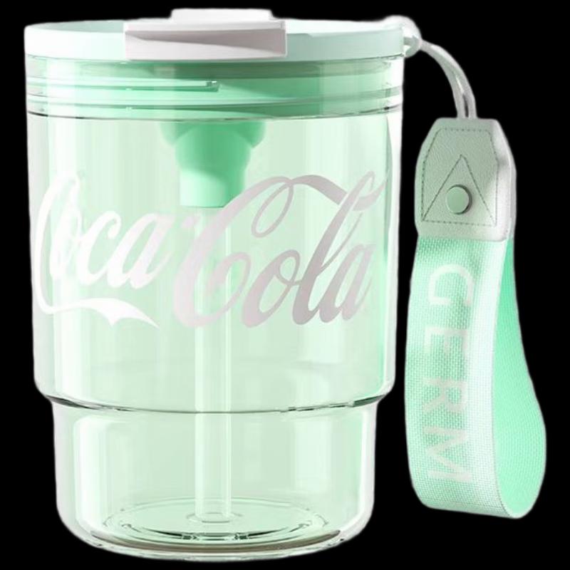 Ge Mi Ge Mi Coca-Cola Bamboo Design Stainless Steel Water Bottle