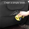 SEAMETAL Car Seat Back Anti-Kick Mat Pu Leather Wear-Resistant Pad Rear Seat Back Car Storage Bags