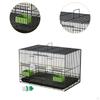 Bird Cage, Carrier with Perches, Portable Iron Cage for Parakeets, Canaries, Small Birds, Cockatoos