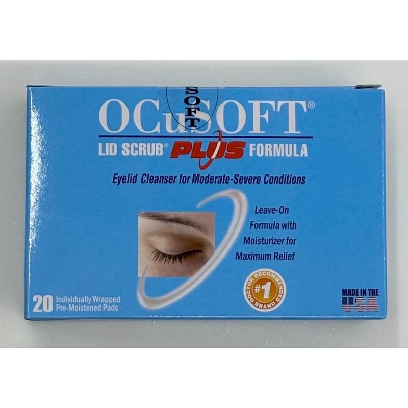 OQ Soft Lid Scrub Plus Formula Eyelid Cleanser Individually Packaged, 60 Pcs, 1.45g