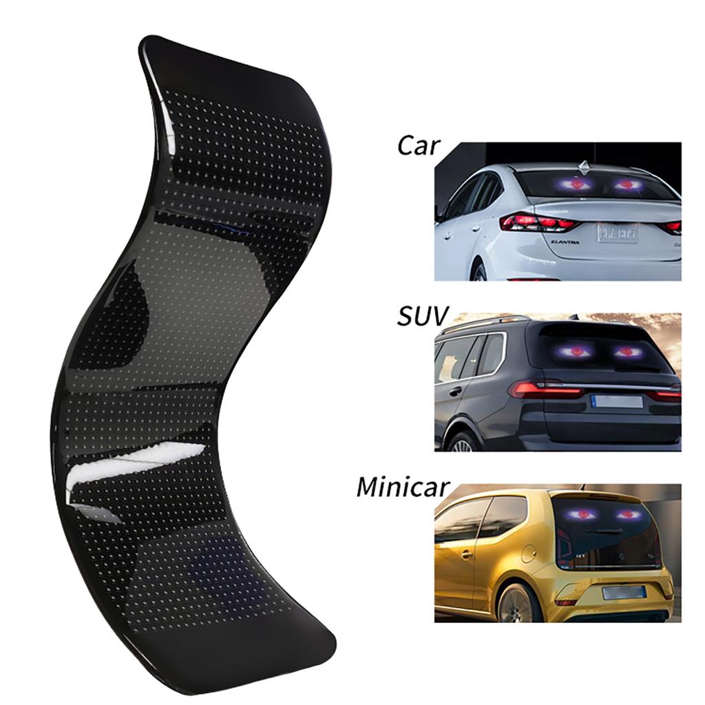 2PCS Devil LED Eyes For Truck Car Window Flexible LED Display Screen Panel Demon Dynamic Big Eye Lights animated eyes for car