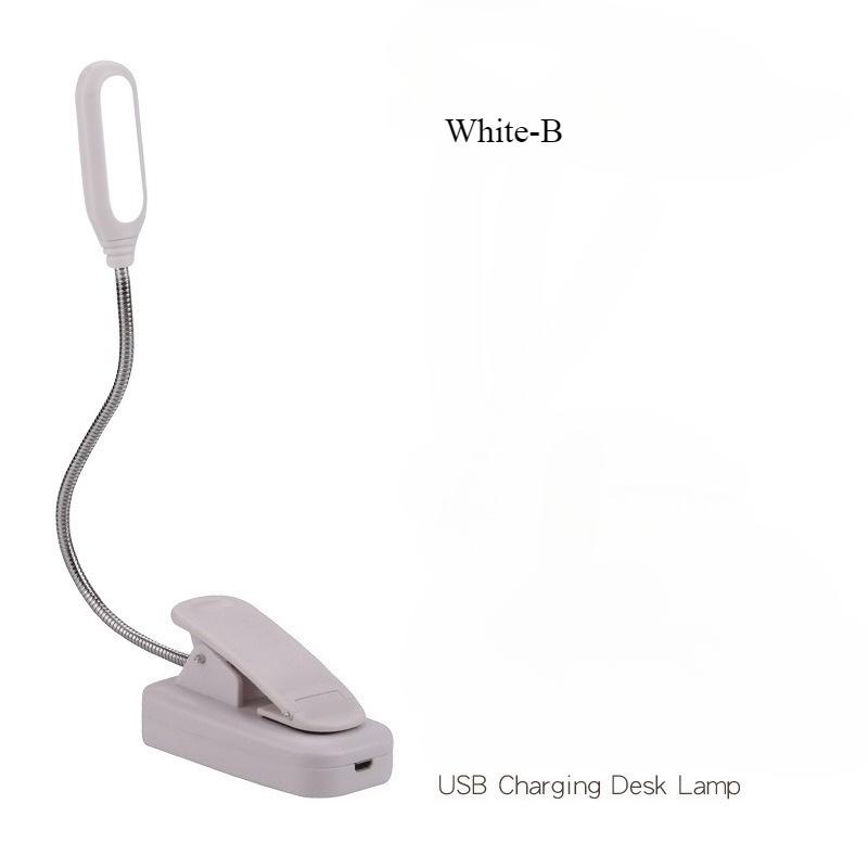 Portable Mini LED Book Light Eye Protection Reading Lamp Flexible Adjustable Direction Battery Learning Desk Lamp Bedroom Light