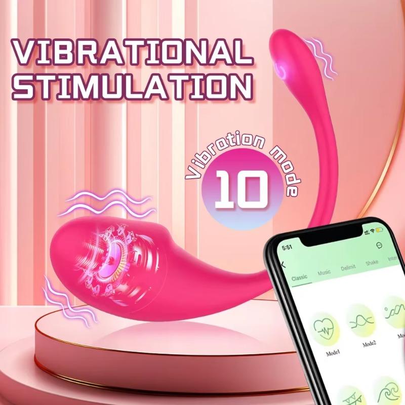 Wireless Bluetooth G Spot Vibrator for Women Dildo APP Remote Control Wear Clit Vibrating Egg Female Panties Sex Toys for Couple