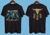 Vtg Great White 90s Tour Concert Band Double Sided Black All Size Shirt