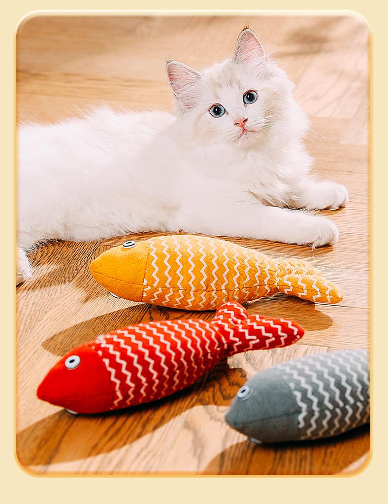 Pet Catnip Fish Toy (2-Pack)