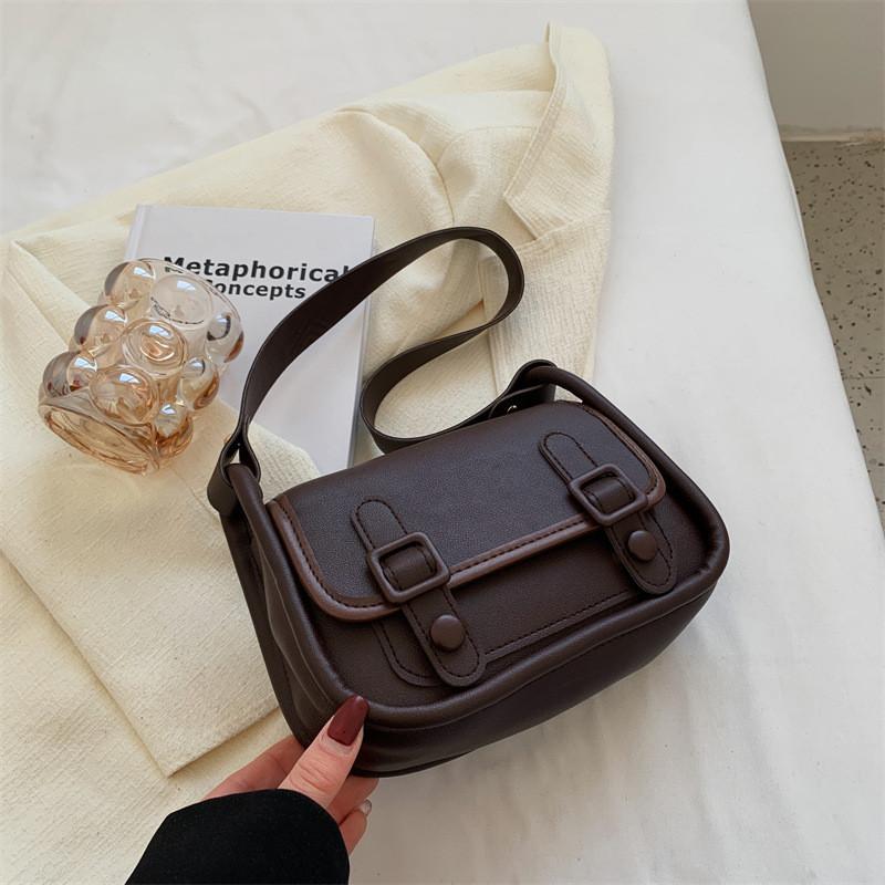 Elegant Quilted Pattern Pu Leather Handbag Small Size Trendy Spring Summer Bag