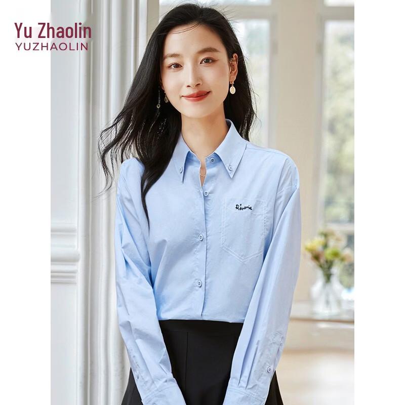 YUZHAOLIN Women s Long Sleeve Casual Loose Shirt L