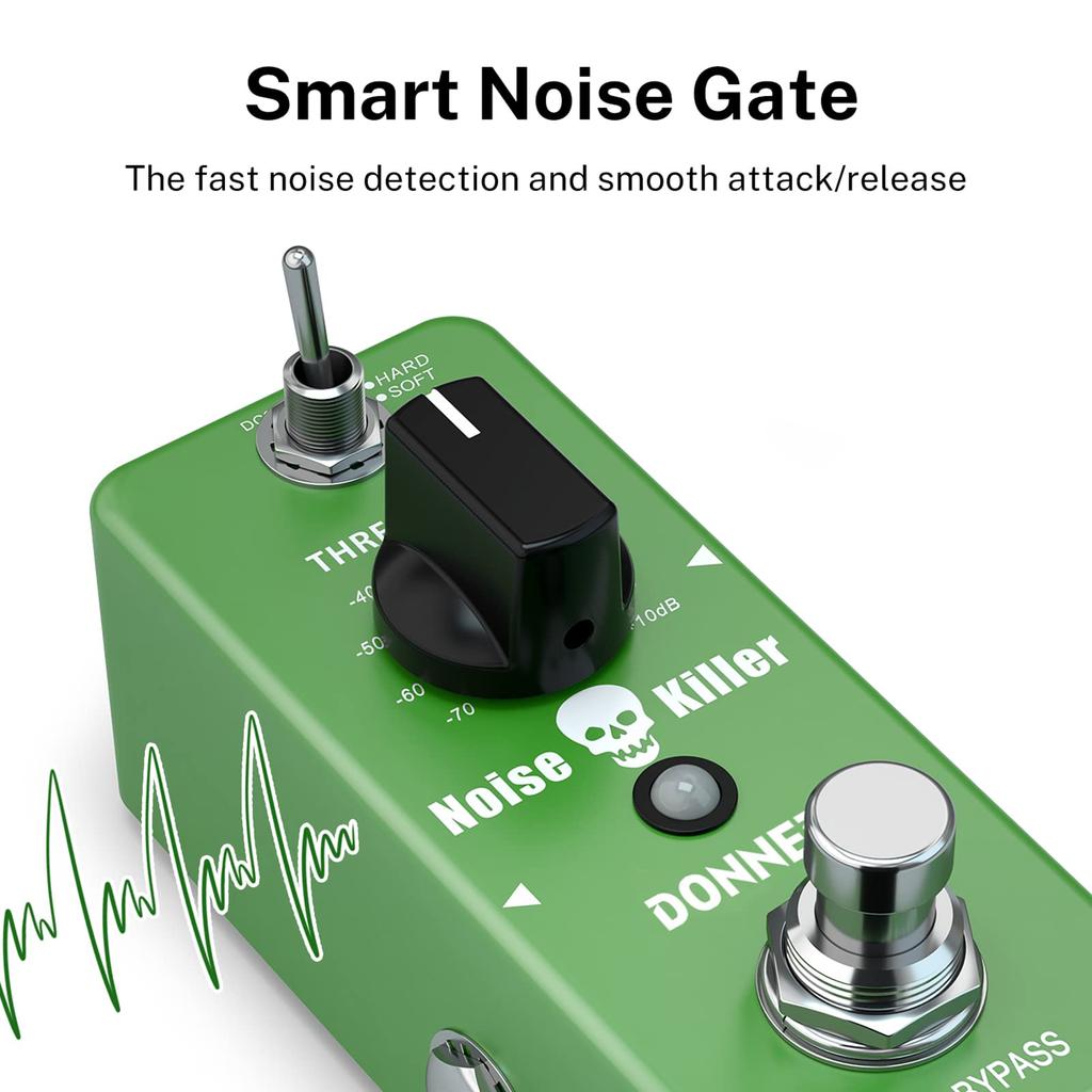 Donner Noise Gate Effector Guitar Pedal 2 Modes Noise Killer (Noise Gate)