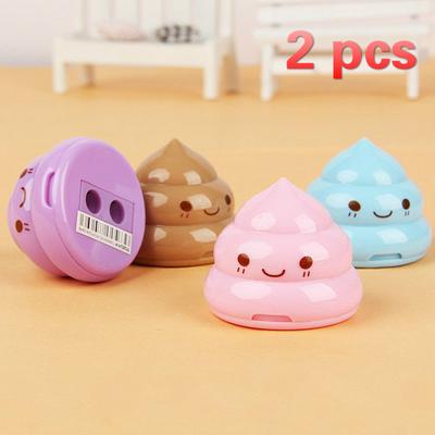 Cute Funny Emoji Poop Pencil Sharpener School Students' Favoriate Pencil Sharpener Stationery