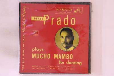 7inch Record PEREZ PRADO & HIS ORCHESTRA - Plays Mucho Mambo For Dancing WP302 RCA Victor 1950 US Latin Used