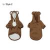 Süße Tiere Kostüm Winter Outfit Haustier Hoodie Bär Welpe Mantel Hund Overall Hund Winterkleidung