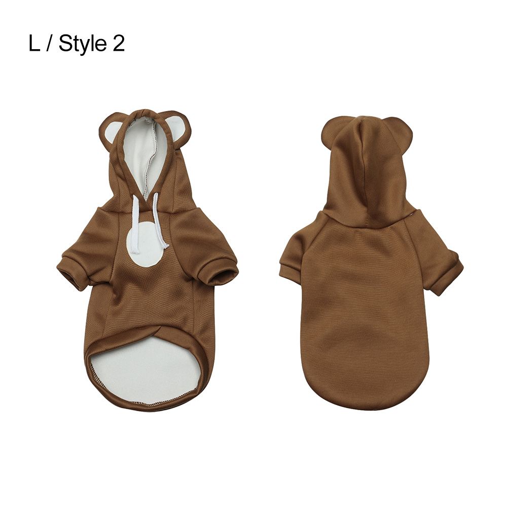 Süße Tiere Kostüm Winter Outfit Haustier Hoodie Bär Welpe Mantel Hund Overall Hund Winterkleidung