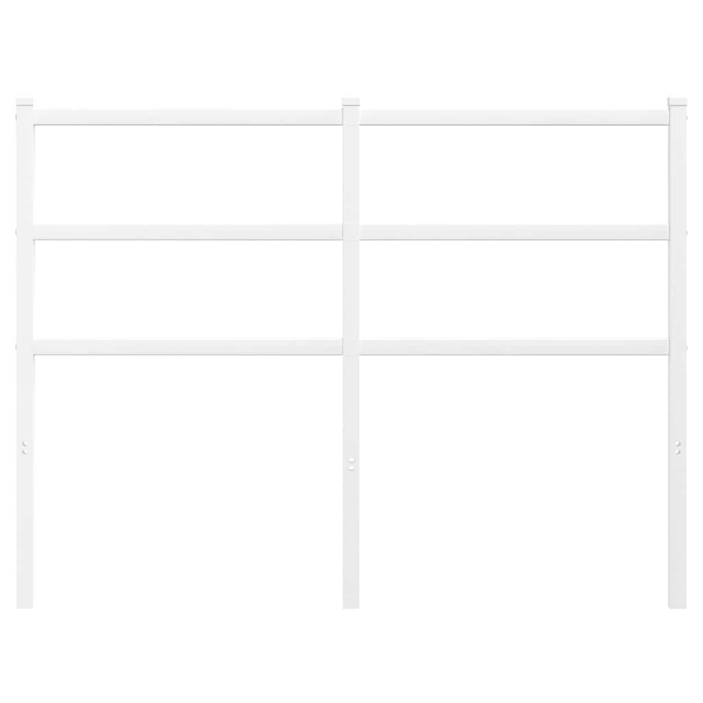 Replacement Headboard Metal White 120 Cm