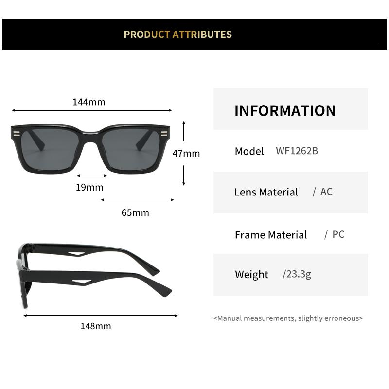1/2PACK Luxury Square Sunglasses Women Big Mirror Shades Female Fashion Sun Glasses Oculos De Sol