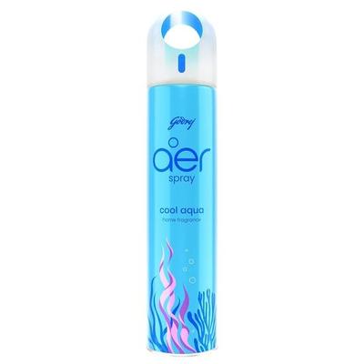 Aer Spray | Room Freshener for Home & Office - Cool Aqua (220 Ml) | Long-Lasting Fragrance