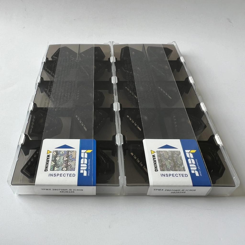 ISCAR / TPMX280708R-B IC908 / Industrial indexable Carbide Inserts 10 Pcs