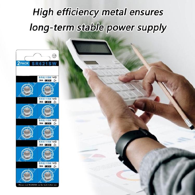 10/20Units AG1 LR621 Silver Compound Batteries Reliability Energy Supply 1.55V For Watches And Remotes Home Electronics