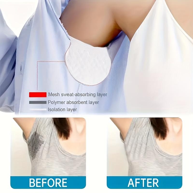 50pcs Underarm Sweat Pads, Household cleaning wipes Quick Absorbing Disposable Armpit Shields , Breathable, Non-Trace