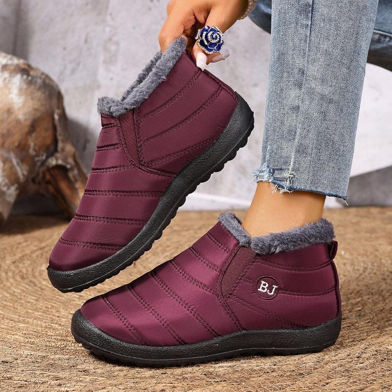 New Cotton Boots, Fleece Comfort Boots, Fashionable Women's Shoes, Warm Snow Boots