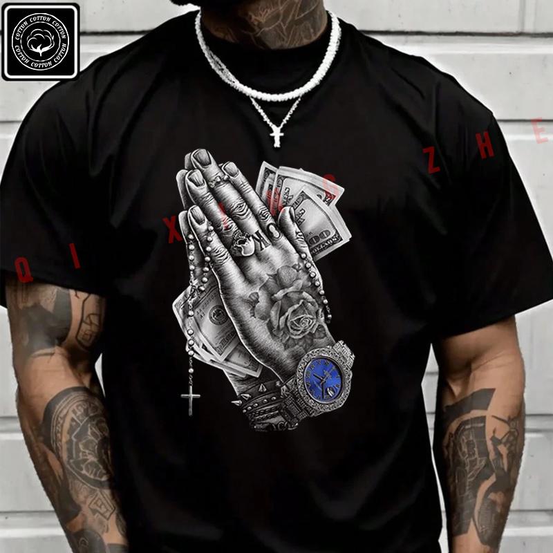 2026 Men T Shirt Motorcycle Funny Only God Can Judge Me Print T-Shirt Men‘s Summer Short Sleeve Tops Tee