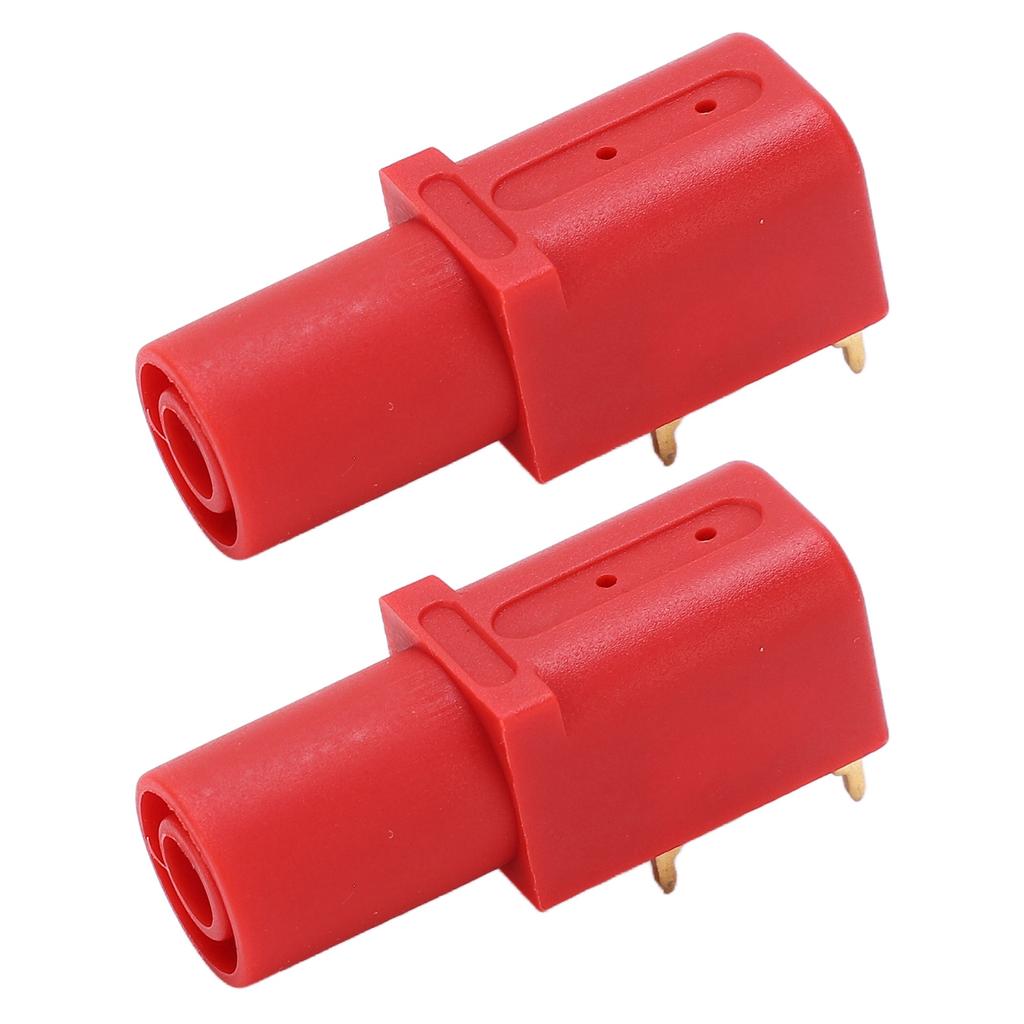 2pcs PCB Panel Socket 4mm Welded Type Good Electrical Conductivity Safety Banana Socket for Multimeters Voltage Testing
