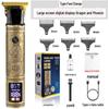 Rechargeable Electric Men's Hair Clipper: Waterproof, Special Carving Design