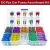100 Buc Siguranțe Auto Grele Kit Asortat Rezistent la Coroziune Kit Siguranțe Siguranțe Auto Universale