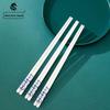 Heima Jiayuan Blue and White Ceramic Chopsticks Gift Set