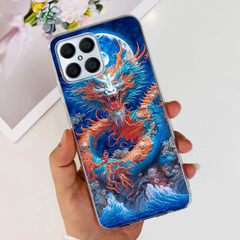 Fashion Cool Pattern Case For Honor X8 TFY-LX1 TFY-LX2 TFY-LX3 Soft Silicone TPU Back Cover For HonorX8 X 8 4G Phone Cases