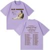 Alex Warren 2026 Tour Graphic Merch T Shirts Unisex Unisex Fashion Vintage Tshirts Short Sleeve Cotton Loose Hiphop Male T Shirts
