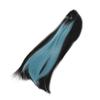 Straight Wig for Dolls, Dual Color High-Temperature Fiber Replacement Wig for 14 Scale Ball-Jointed Dolls (Black Lake Blue)