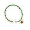 Adjustable Glass Necklace Featuring Vibrant Flowers Decoration for Stylish Women Seek Individuality Casual Wear