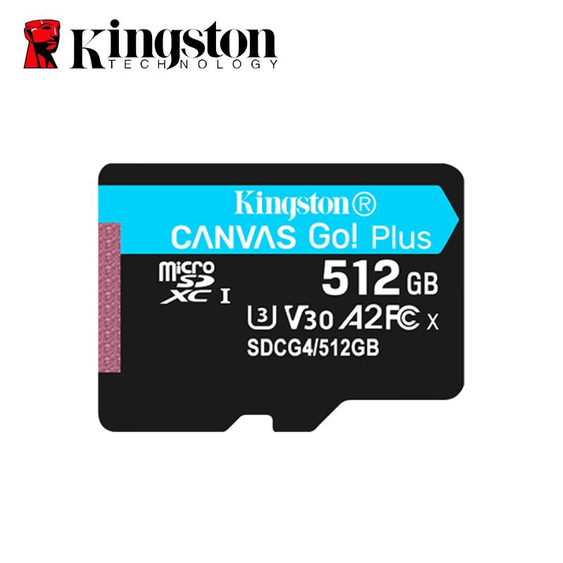 Kingston Micro SD-Speicherkarte, 512 GB, TF-Karte, 64 GB, 128 GB, 256 GB, U3 V30 A2, Hochgeschwindigkeits-Micro-SD-Karte, bis zu 170 Mbit/s, 4K-Flash-TF-Karte für Action-Cams, Drohnen