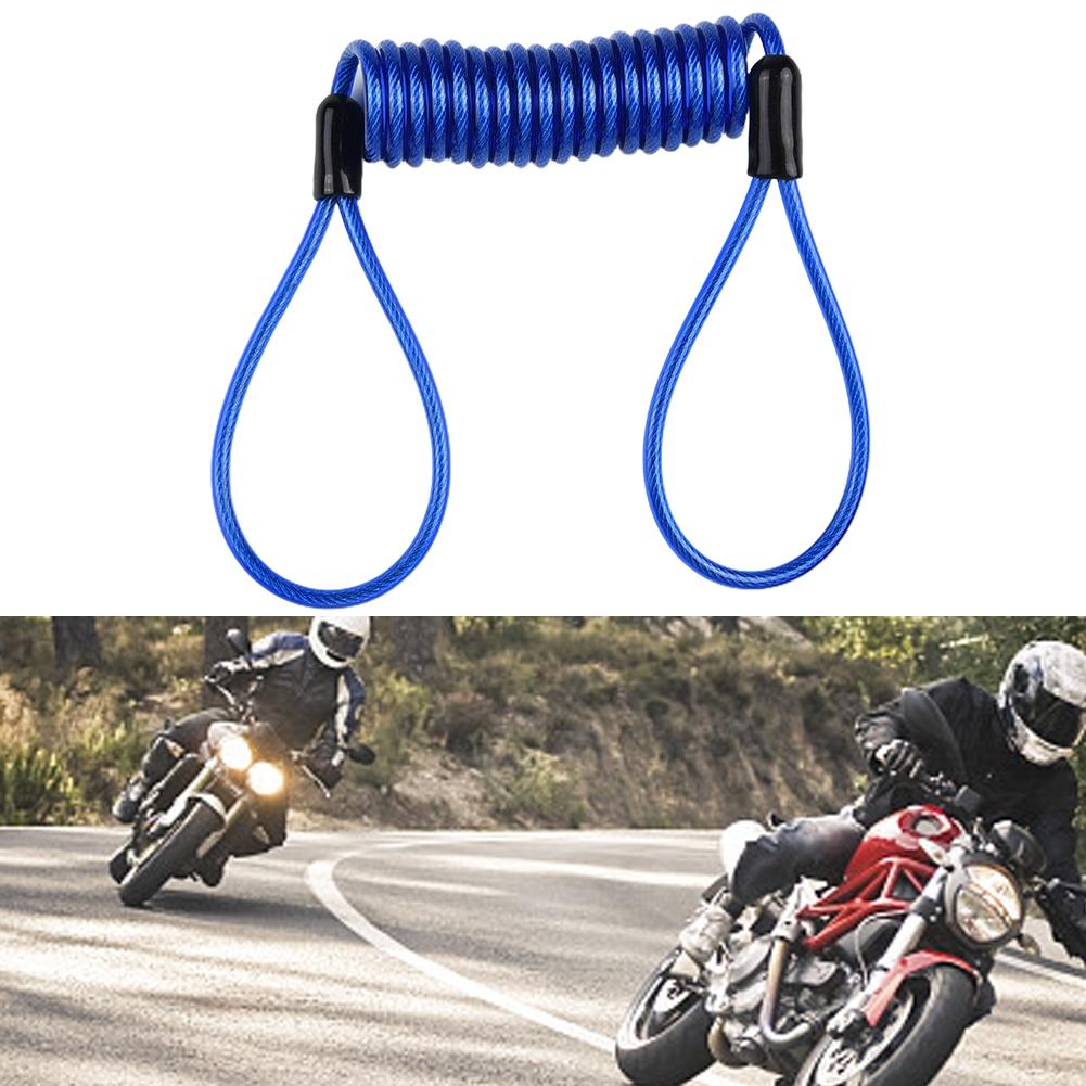 Coil Motorcycle Motorbike Lock Reminder Cable High Quality