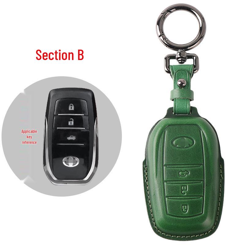 

Toyota Camry, Avalon, RAV4, Corolla, Levin Key Case - Genuine Leather Cowhide