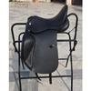 Leather Dressage Double Flap Saddle with Changeable Gullets – Elegant Cantle Design
