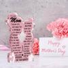 Acrylic Plaque Desktop Creative Crafts Mother's Day Gift Birthday Best Mom Ever Gifts Express Love to Mother Home Decoration