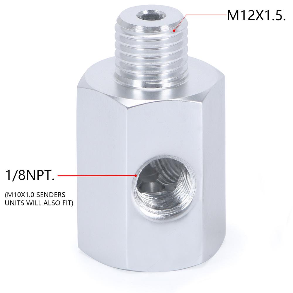 Aluminum Alloy Quick Hydraulic Oil Pressure Gauge Connector for BMW 3 Series E30 E36