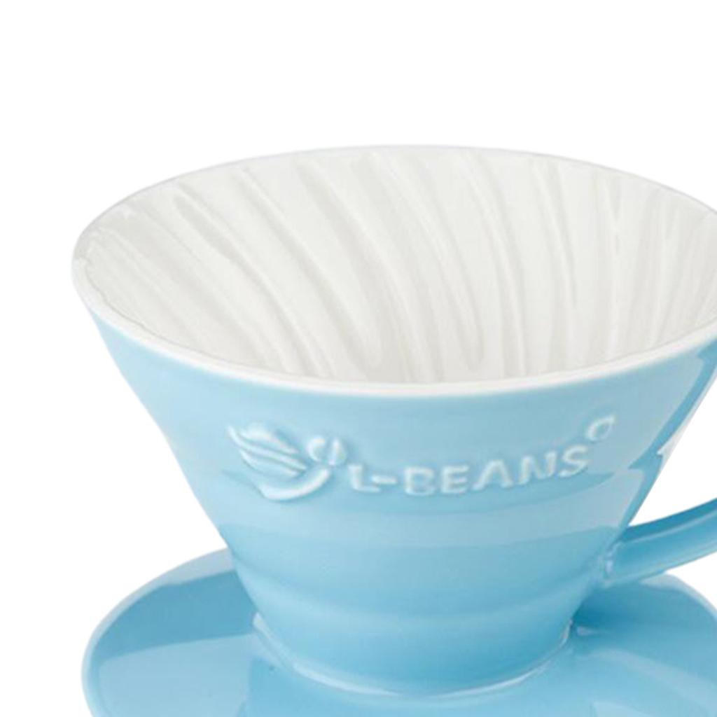 Multifunctional Mini Ceramic Coffee Dripper for Coffee Filters