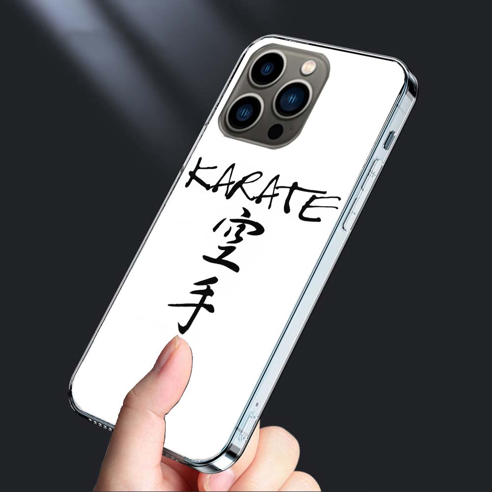 Oyama Kyokushin Karate Phone Case For Iphone 16E 15 Pro 14 Plus 17E 16 17 Pro Max Air 11 12 13 Mini Shockproof Capa Cute Cove