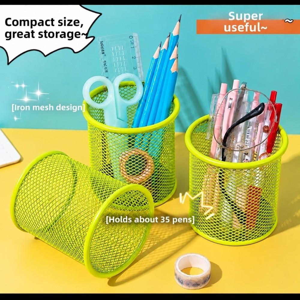 2 pcs Round Storage Tube Multi Colors Makeup Storage Box Desktop Organizer  Cosmetic Arrangement