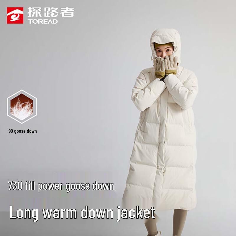 Toread Women's Long Goose Down Winter Parka